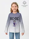 Детский лонгслив / Ангус Янг чертик AC/DC