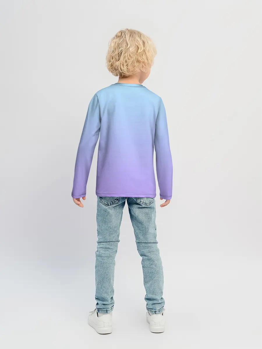 Детский лонгслив / ноты краски музыканту