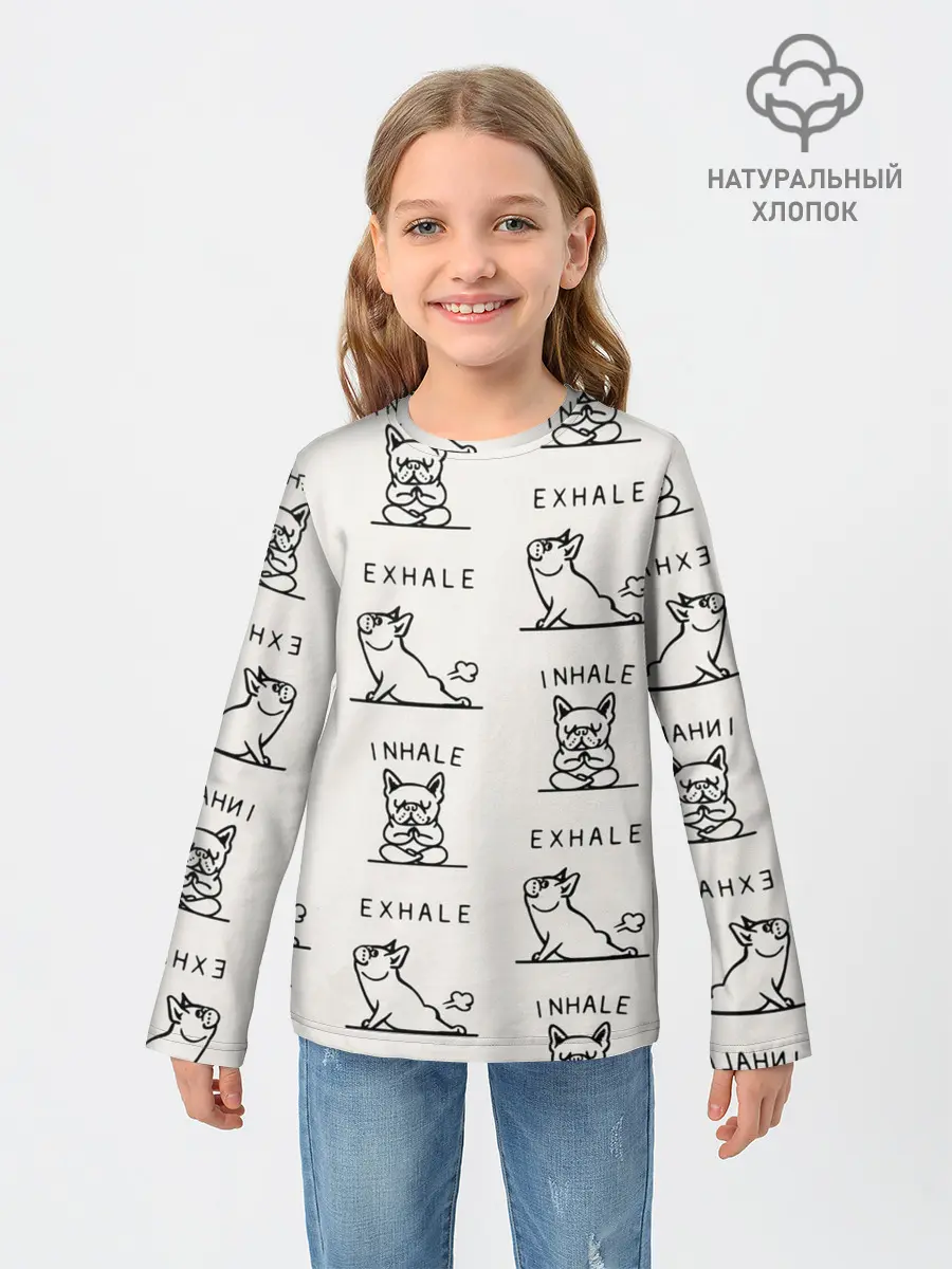 Детский лонгслив / INHALE