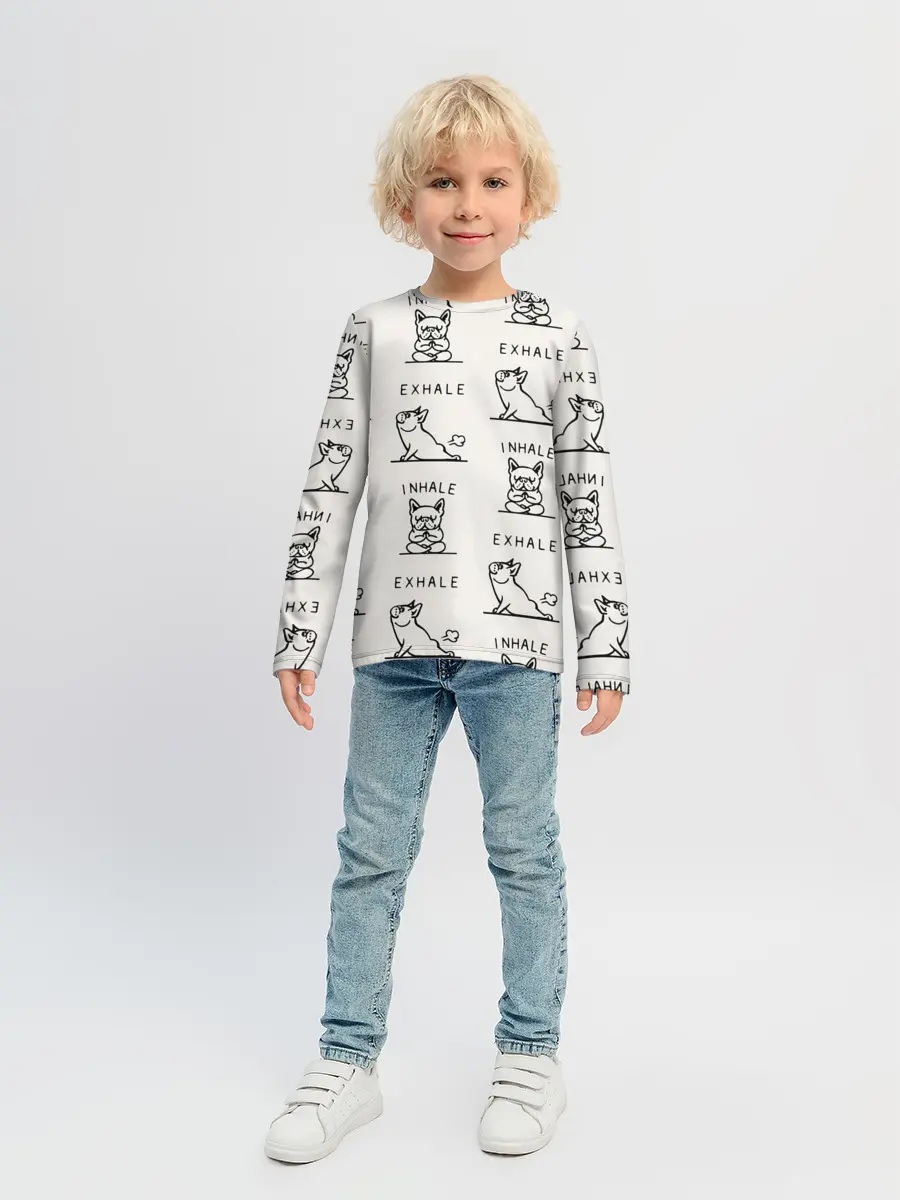 Детский лонгслив / INHALE