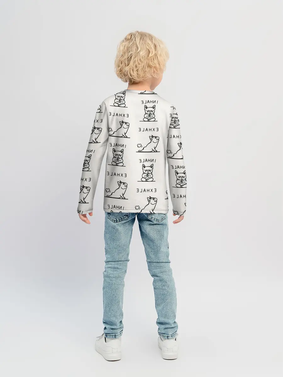 Детский лонгслив / INHALE