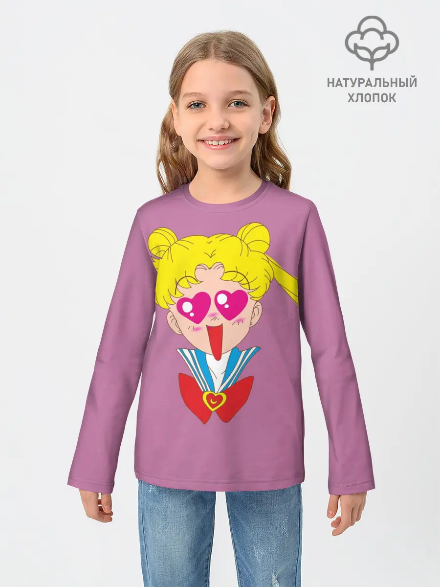 Детский лонгслив / Банни Цукино