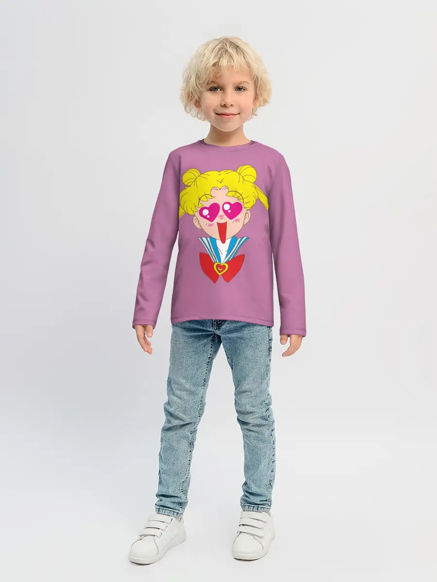 Детский лонгслив / Банни Цукино