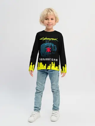 Детский лонгслив / TRAUMA TEAM Cyberpunk 2077