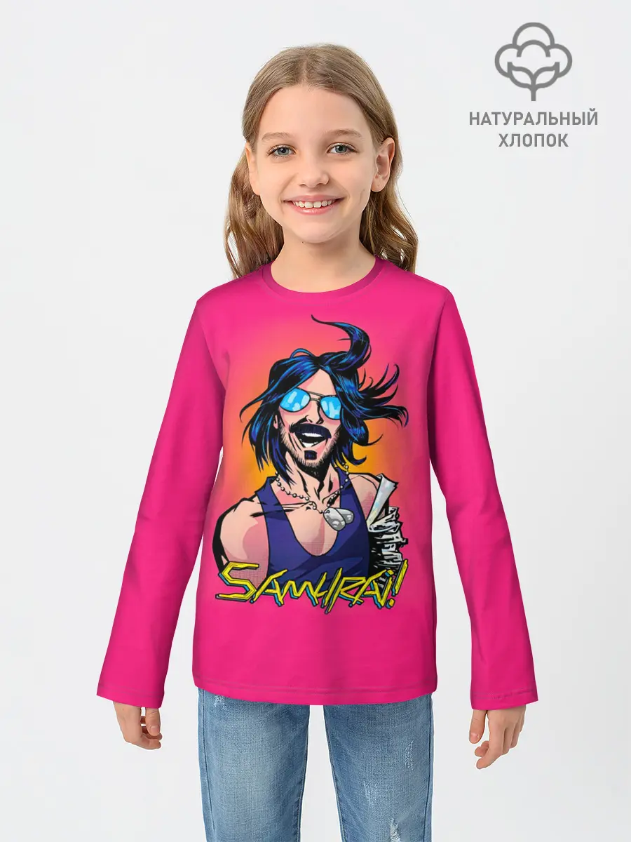 Детский лонгслив / SAMURAI Cyberpunk 2077