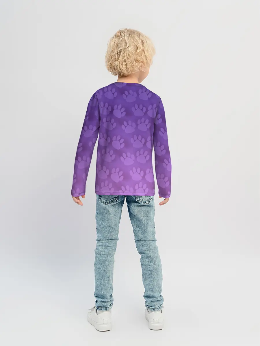 Детский лонгслив / Кошачьи Следы