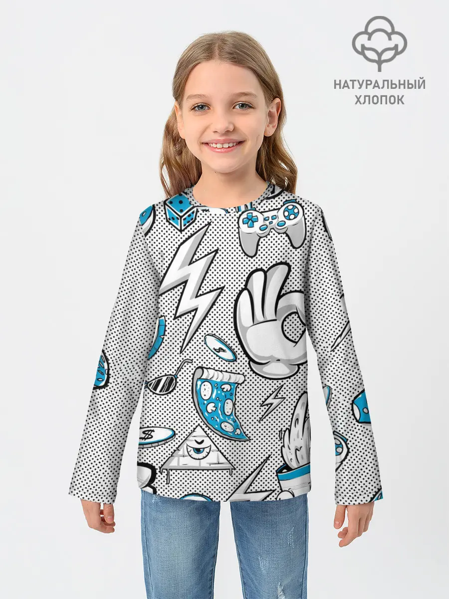 Детский лонгслив / Gamer Style