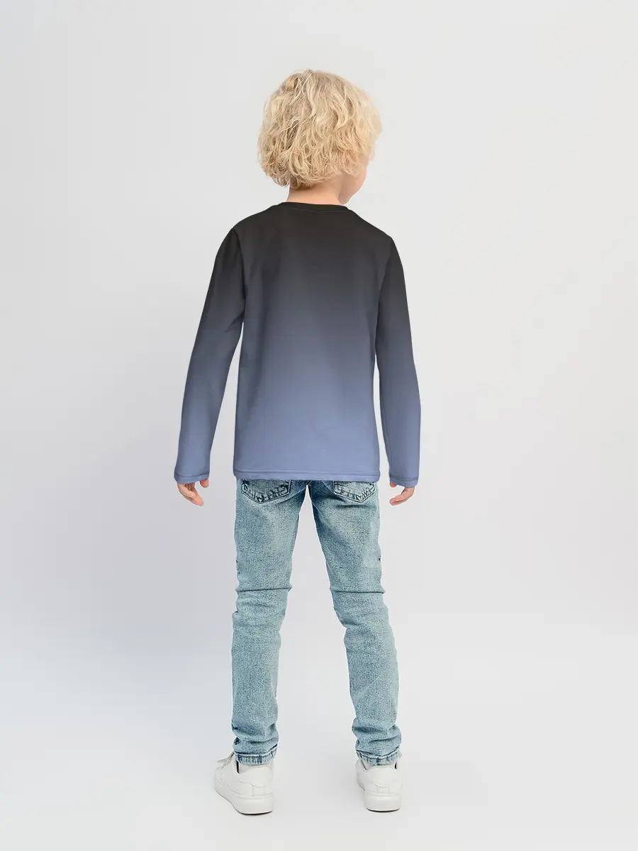 Детский лонгслив / сиамская милая кошечка