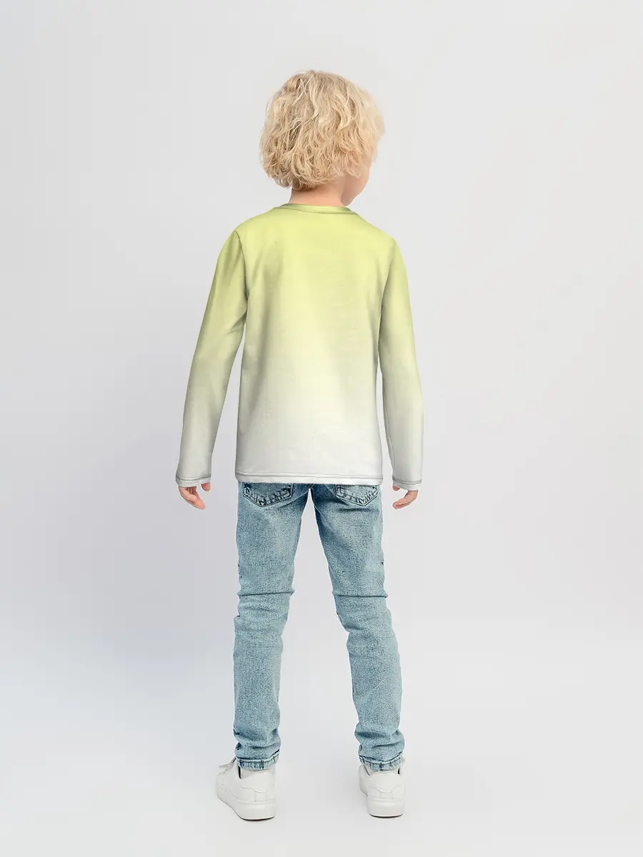 Детский лонгслив / кошка и собака друзья