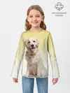 Детский лонгслив / Лабрадор ретривер пес