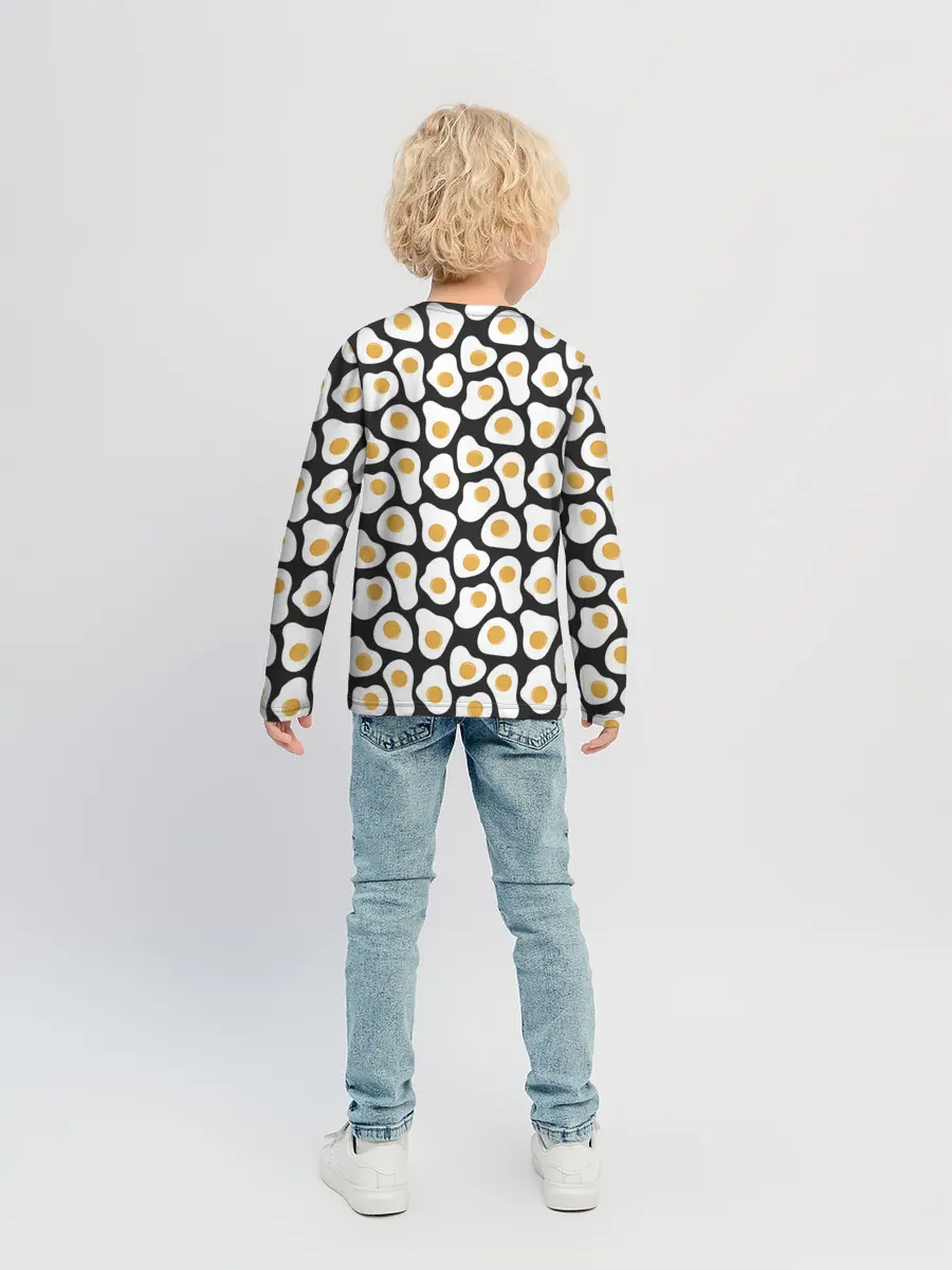 Детский лонгслив / Яичница