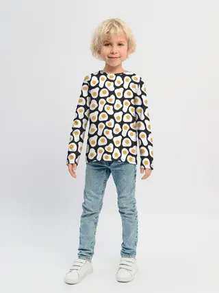 Детский лонгслив / Яичница