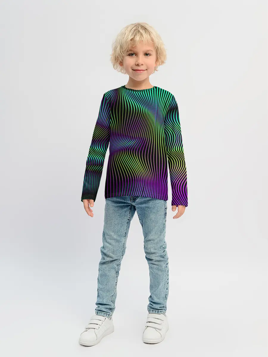 Детский лонгслив / Современная абстракция