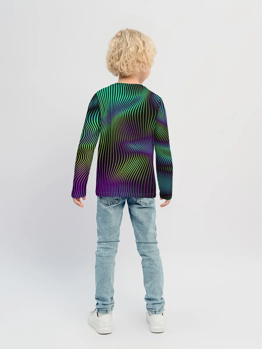 Детский лонгслив / Современная абстракция