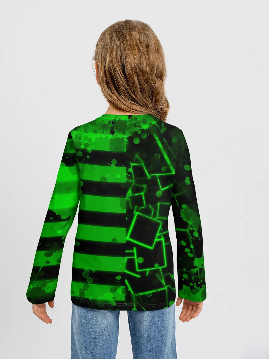 Детский лонгслив / Minecraft / Майнкрафт