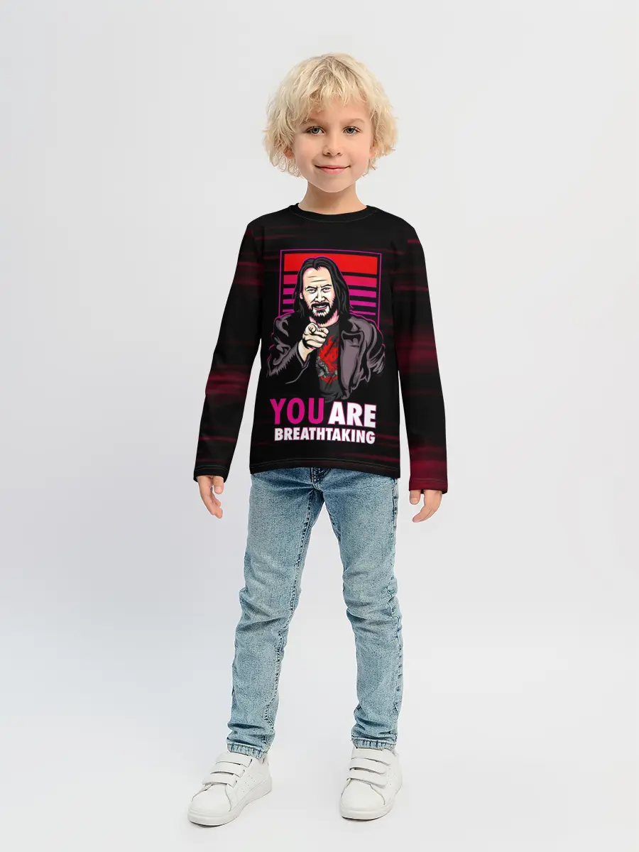 Детский лонгслив / YOU ARE BREATHTAKING