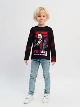 Детский лонгслив / YOU ARE BREATHTAKING
