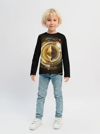 Детский лонгслив / ETHEREUM | ЭФИРИУМ