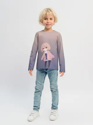 Детский лонгслив / неуклюжая практикантка