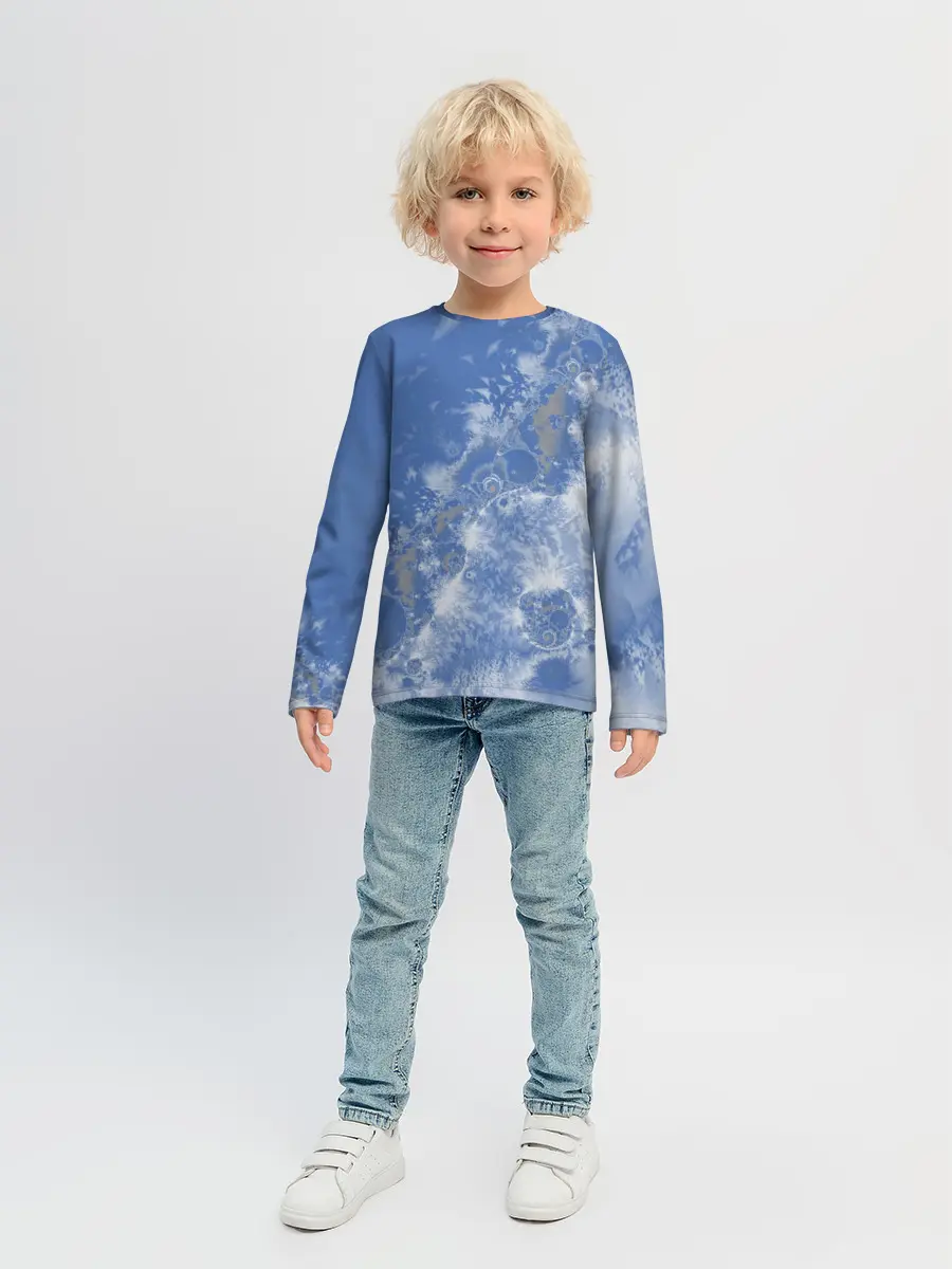 Детский лонгслив / Летающие треугольники