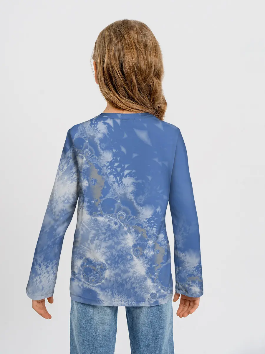 Детский лонгслив / Летающие треугольники