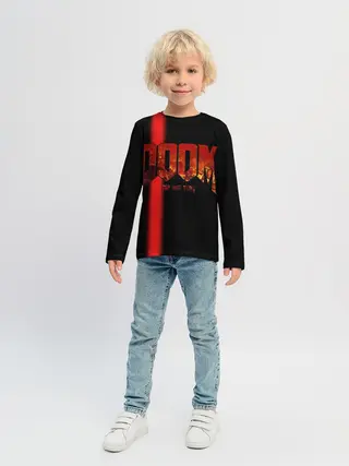 Детский лонгслив / Doom | Rip and Tear