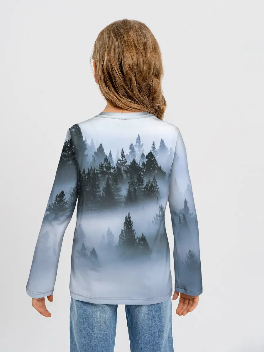Детский лонгслив / Сумеречный лес