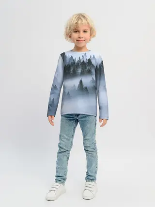 Детский лонгслив / Сумеречный лес