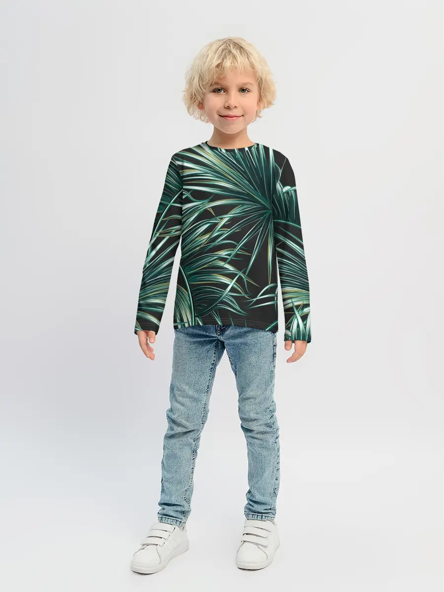 Детский лонгслив / Папоротник