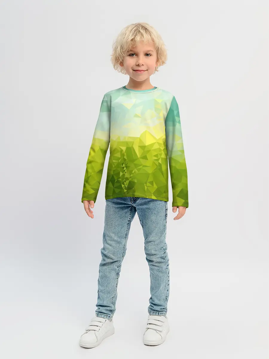 Детский лонгслив / Природная Абстракция