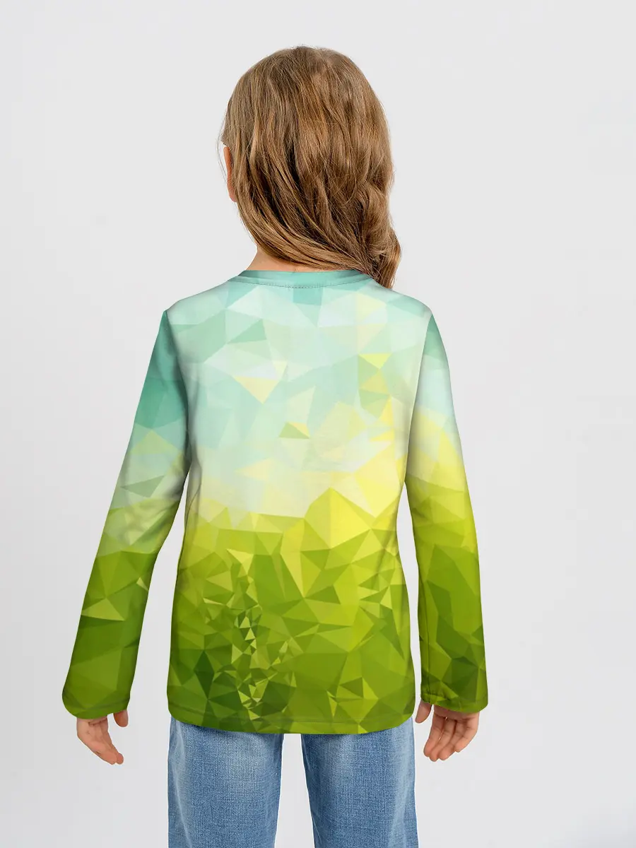 Детский лонгслив / Природная Абстракция