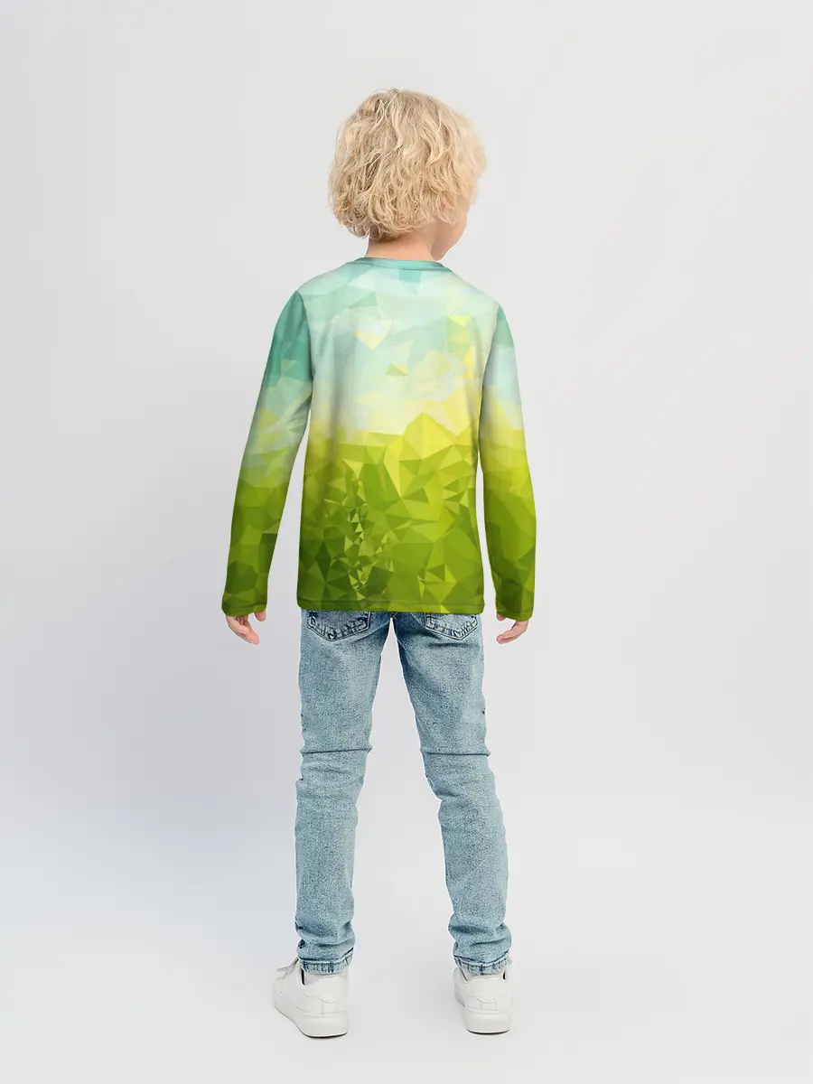 Детский лонгслив / Природная Абстракция