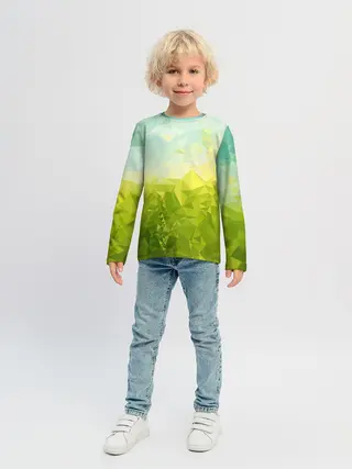 Детский лонгслив / Природная Абстракция