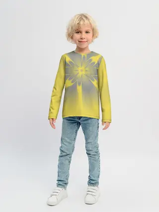 Детский лонгслив / Абстракция