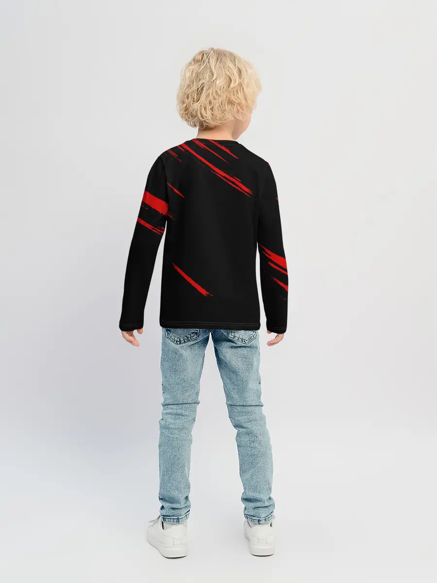 Детский лонгслив / Юмико Такаги в черном Hellsing