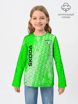 Детский лонгслив / SKODA