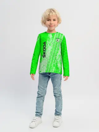 Детский лонгслив / SKODA