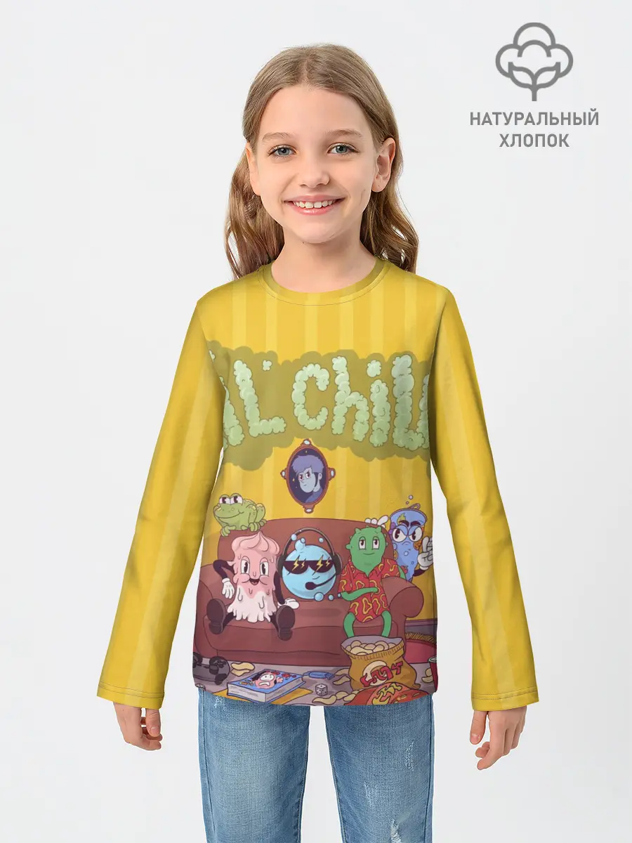 Детский лонгслив / Gone Fludd