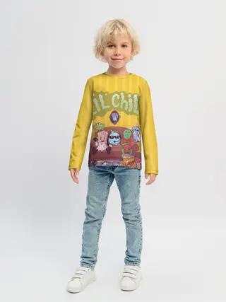 Детский лонгслив / Gone Fludd