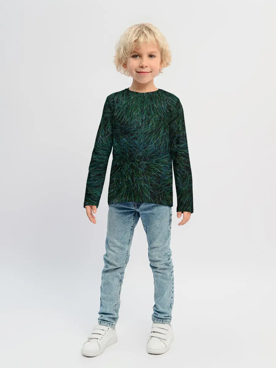 Детский лонгслив / Хвойная нежность