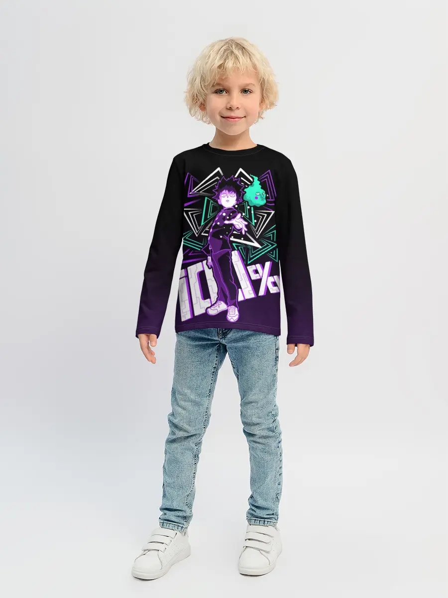 Детский лонгслив / МОБ ПСИХО 100