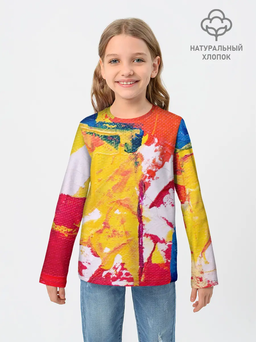 Детский лонгслив / Красочное счастье