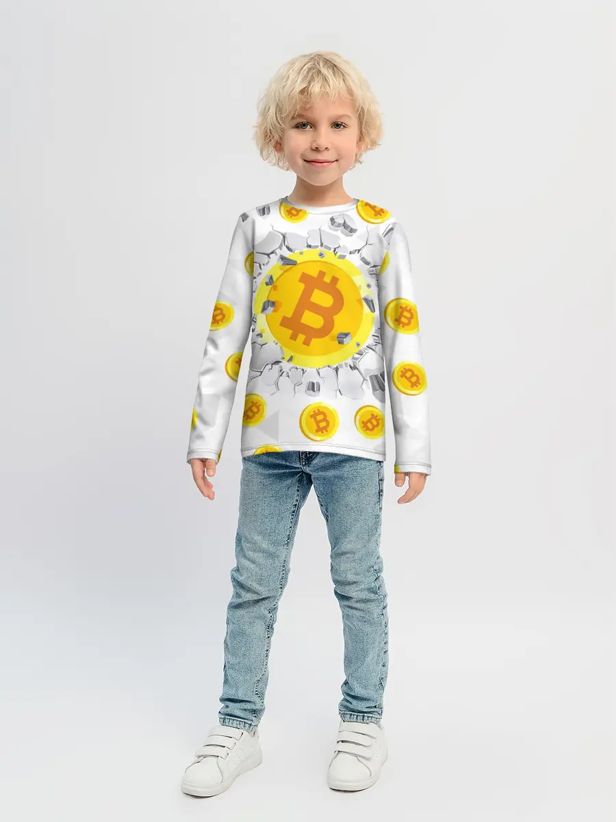 Детский лонгслив / БИТКОИН | BITCOIN
