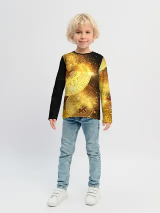 Детский лонгслив / БИТКОИН ЗОЛОТО | BITCOIN GOLD