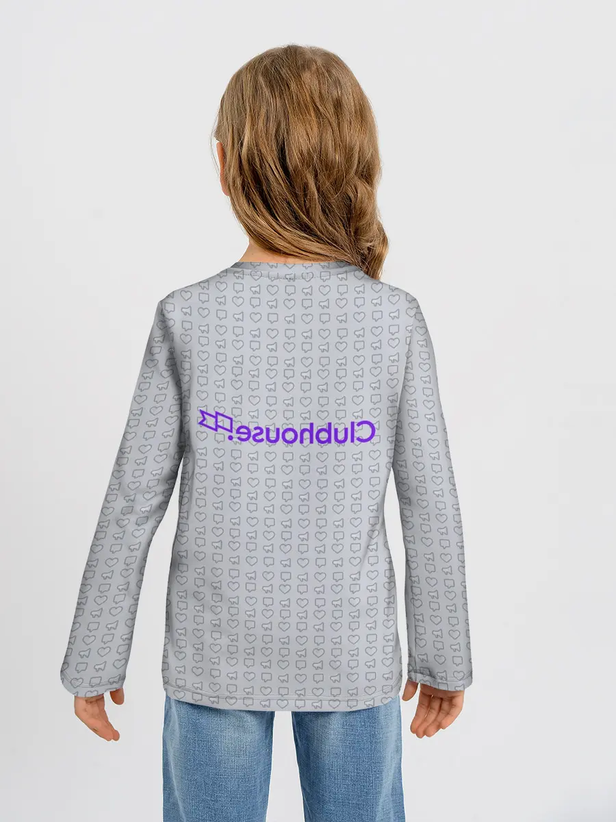 Детский лонгслив / Clubhouse | Gray