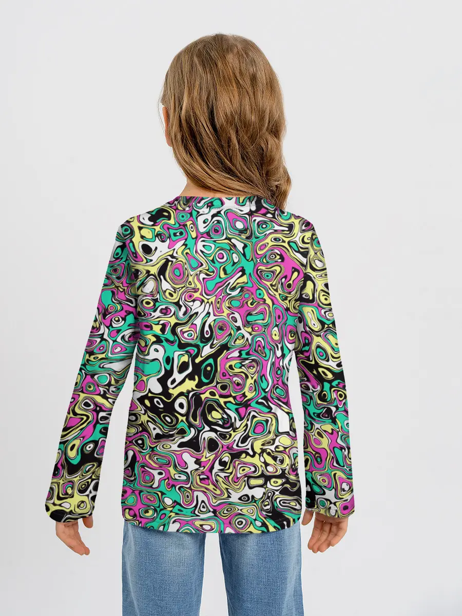 Детский лонгслив / Череп