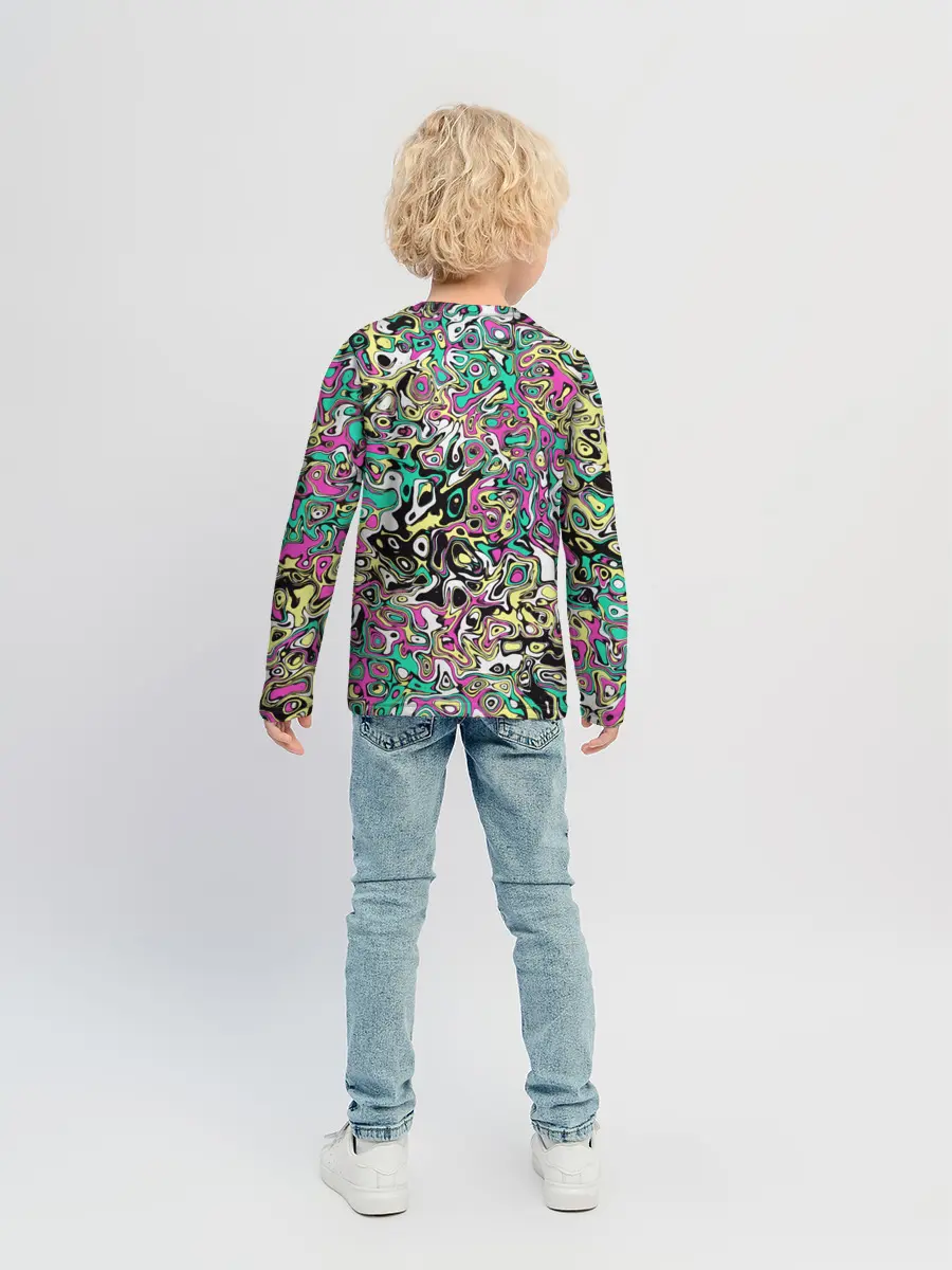 Детский лонгслив / Череп