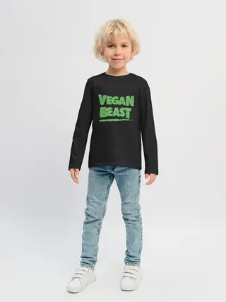 Детский лонгслив / Vegan Beast