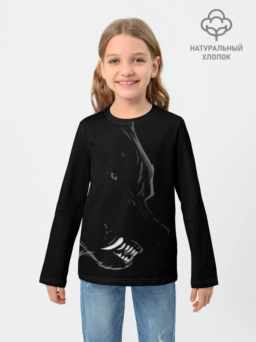 Детский лонгслив / Wolf
