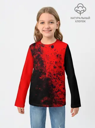 Детский лонгслив / Пятна Крови
